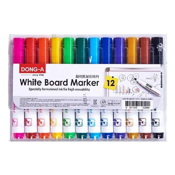 White Board Makers Set 12 Colors 