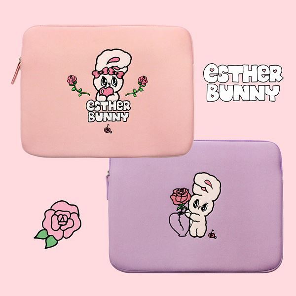 Esther Bunny 13inch Notebook Pouch, Neopreane