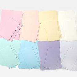 Rainbow Pastel Letter Paper & Envelope 8 Colors Set 