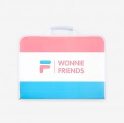 Wonnie Friends A4 Sized File Case With Handle 3 Combo Rennie