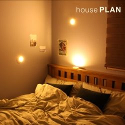 House PLAN Wireless LED Puck Lights With Remote