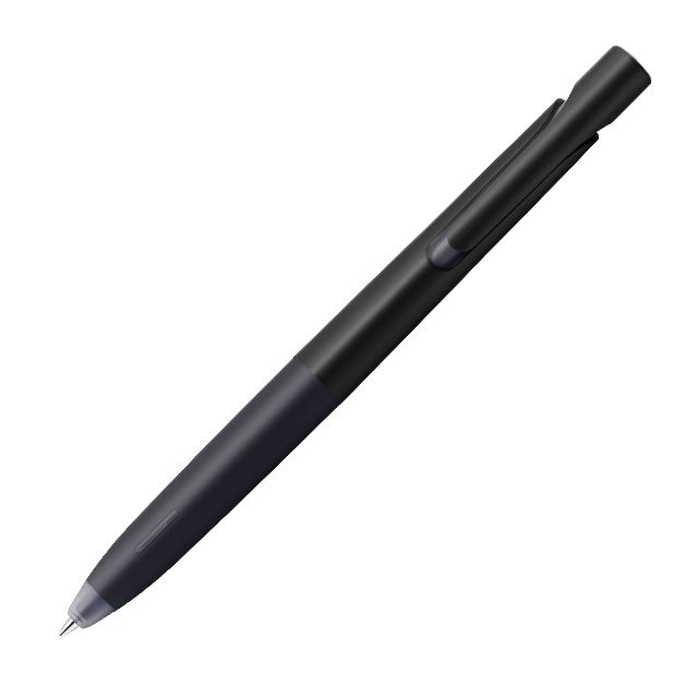 Blen Ballpoint Pen(0.7mm) Black Body, 10 Count, Black Ink, Emulsion Ink 