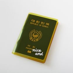Clear Color Passport Cover