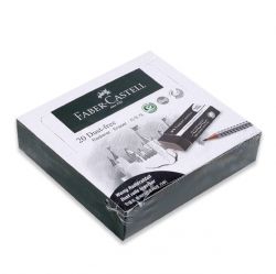 Dust-Free Erasers Black(L), Set of 20