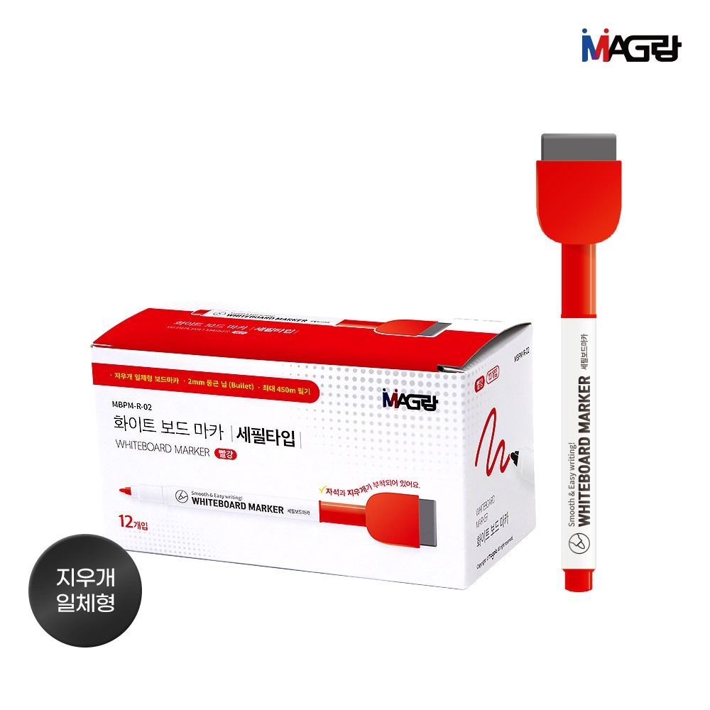 White Board Marker Pen Red 12ea Set