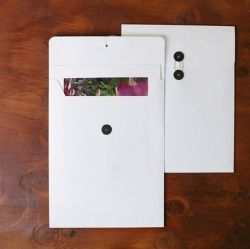 Envelope with Button 5 Sheets (L)