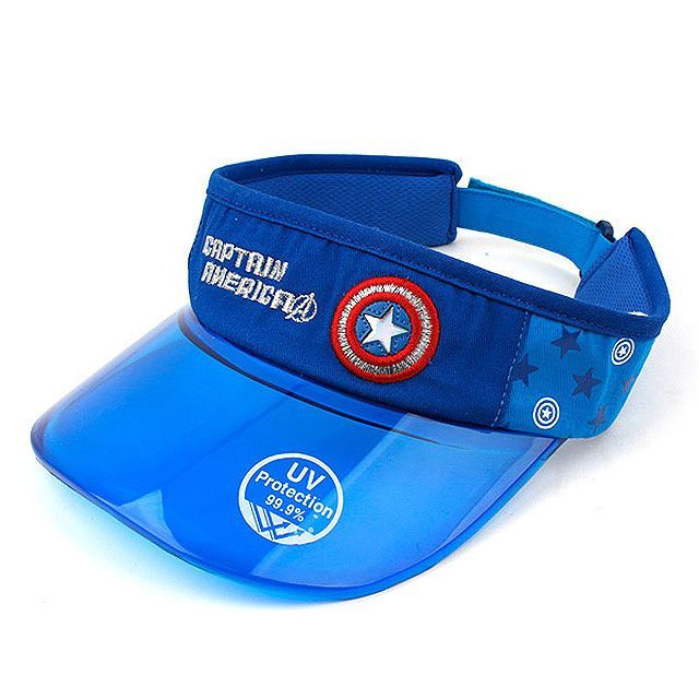 Captian America Shield UV Protection Sun Cap for Age 5-12