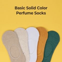 Basic Solid Color Perfume Socks