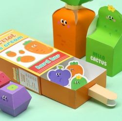 Carrot Friends Paper Toy Kit - Cute Package