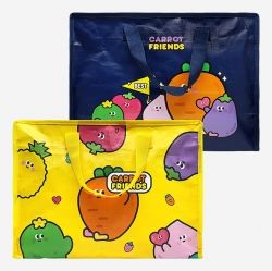 Carrot Tarpaulin Shopping Bag(M)