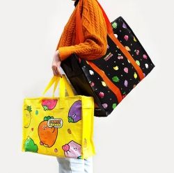Carrot Tarpaulin Shopping Bag(M)