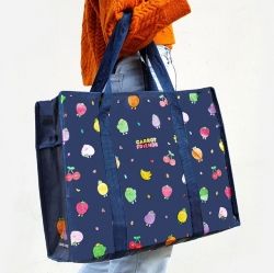 Carrot Tarpaulin Shopping Bag(L)