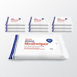 Mediwiper Sanitizing Wipes, Refill Type 10 Sheets