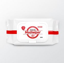 Mediwiper Sanitizing Wipes, Cap Type 80 Sheets