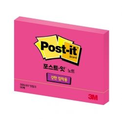 Post-it Super Sticky Note, Hot pink, 90 Sheets, SSN 657