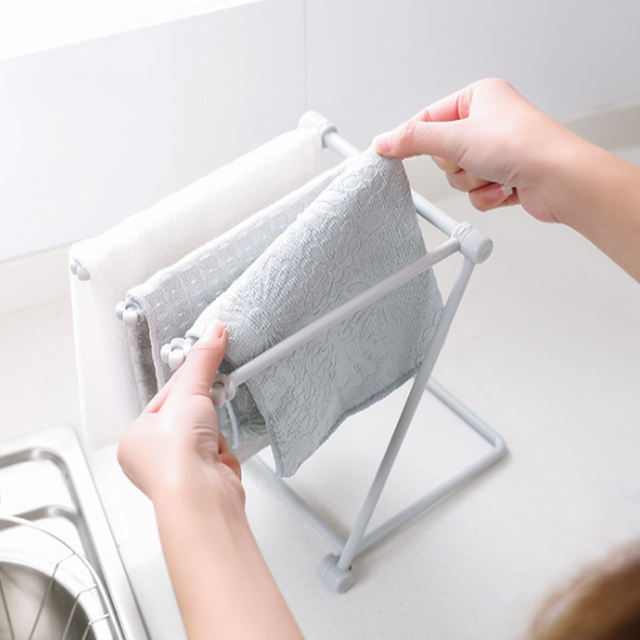 dish towel drying stand