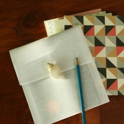 Frosted Envelope L, 20 Sheets
