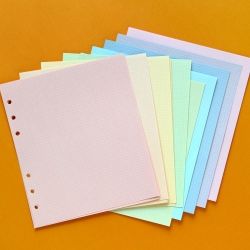 SQUARE DIARY Refill - Color Grid, 6Ring 148x172mm