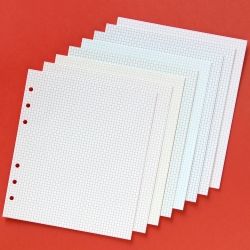 SQUARE DIARY Refill - Color Grid, 6Ring 148x172mm