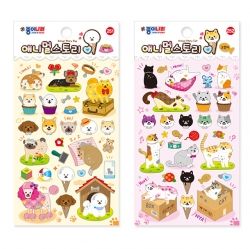 Animal Story sticker  _15pcs