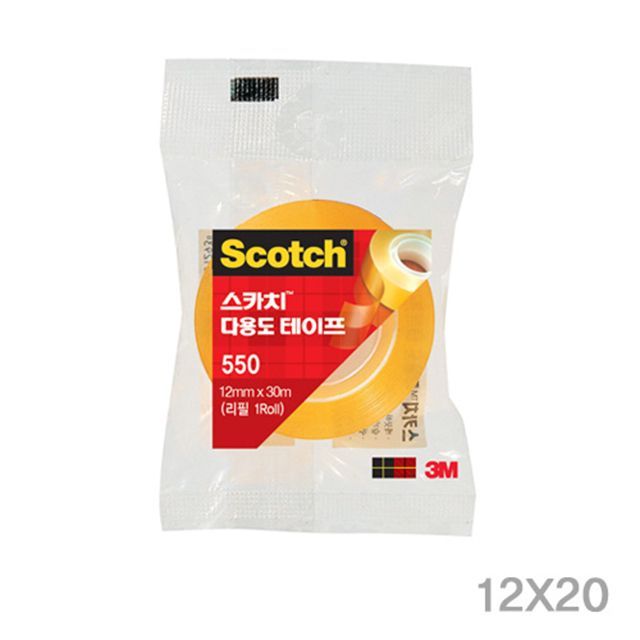 Scotch tape 550 refill (12mmX20m)_12pcs