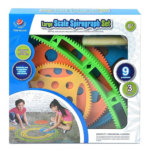 Large Scale Spirograph Set