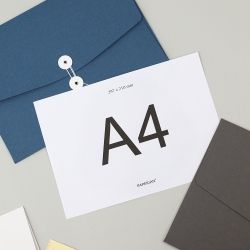 A4 recycled paper presentation folder