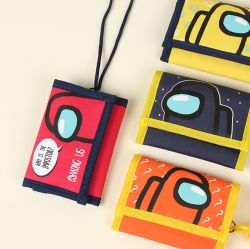 Among US  Velcro Necklace Wallet 