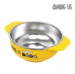 AMONGUS Non Slip Stainless Steel Soup Bowl With Handles (300ml)