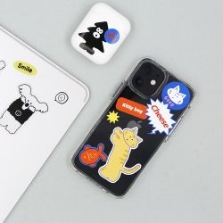 DONATDONAT Remover Sticker & TPU Phone Case Set for iphone12 series