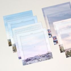 TRAVEL Mini Letter Papers 