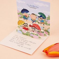 Crayon Shinchan Pop Up Card