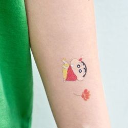 Crayon Shin Chan Tattoo Sticker Waterproof Of Male And Female Cartoon  Children  Temporary Tattoos  AliExpress
