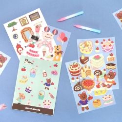 Juicy Bear Remover Stickers 8 Sheets Set, Object 
