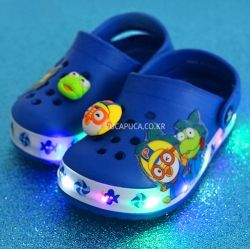 Pororo Eva LED Sandals, Blue 140-170mm