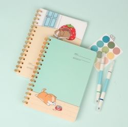 Lying Doggie PP Notebook, A5 Size 