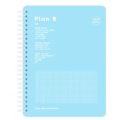 Plan B Twin Ring Notebook