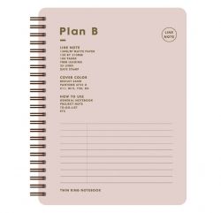 Plan B Twin Ring Notebook