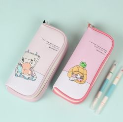 Lying Doggie Open-up Thick Pencil Case 