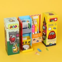 Among Us Standing Paper Pencil Box 