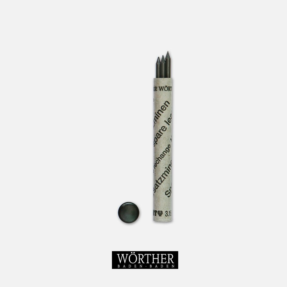 Worther Shorty Clutch Pencil Refill Lead 3.15mm(Black)