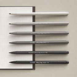 Plus Pen 3000 Pigment Water-Based Pens 6Colors Set 