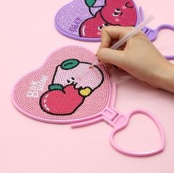 Carrot and Friends Heart shape Jewelry Puzzle mirror 
