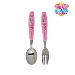 Catch! Teenieping Basic Spoon and Fork Set