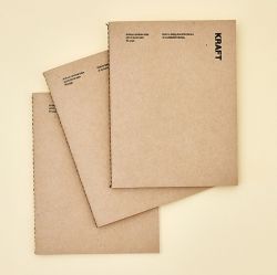 I AM PAPER  Kraft Stitch Notebook 