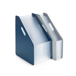 Folding Document File Box, 13Pockets