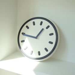 Line Wall Clock