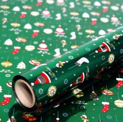 Foil Christmas Wrapping Paper, 530mmx17m 