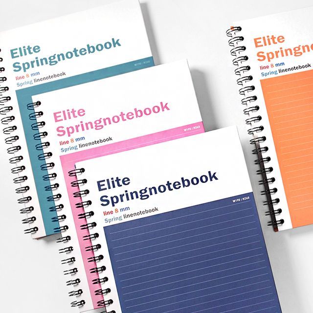 Elite Hard Cover Lined Notebook