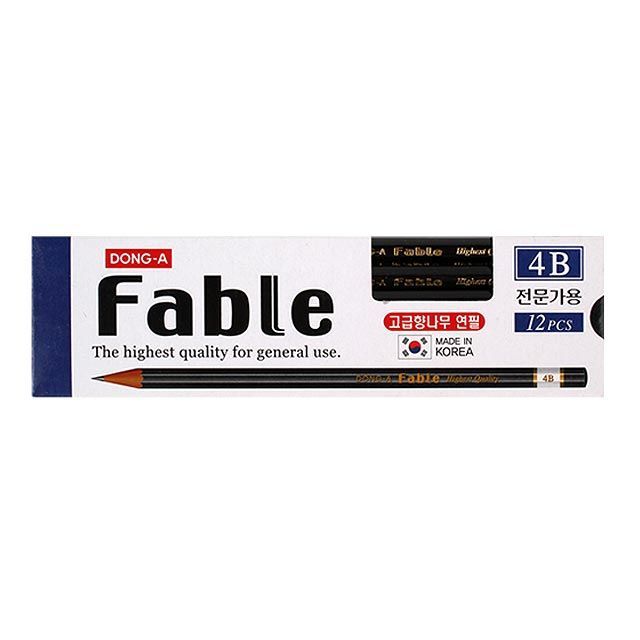 Fable Pencil 4B 12Pcs 